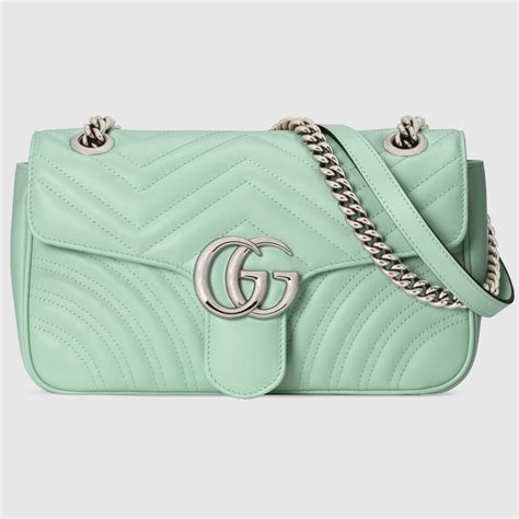 gucci pastel green bag